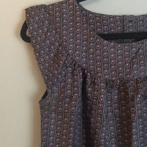 Navy with pink detail dress - size small